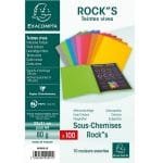 Sous-chemise 80g rocks assorti - Paquet de 100 exacompta