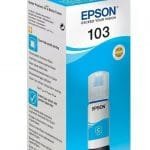 Epson 103 Cyan - Bouteille d'encre Epson EcoTank d'origine (C13T00S24A)