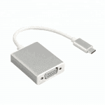 USB C HDTV USB 3.1 Type C to VGA Adapter Cable, Silver