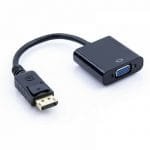 Displayport Stecker - VGA Buchse Adapter - DP auf zu to VGA Konverter black