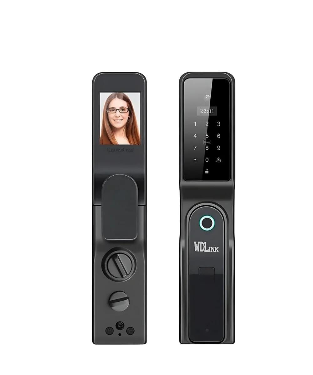 Serrure intelligente WD10P avec reconnaissance faciale, empreinte digitale et clavier tactile – Smart lock Wi-Fi disponible au Maroc