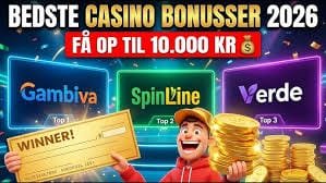 Liste over Bedste Casinoer i Danmark -890510012